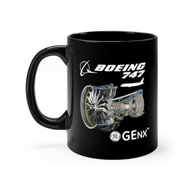 BOEING 747 DESIGNED MUG Printify